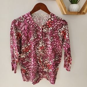 Button down cardigan sweater. Medium. Purple brown